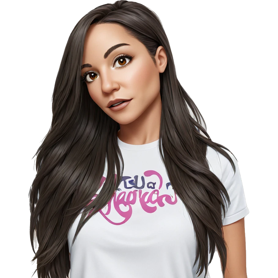 realistic portrait of girl emoji