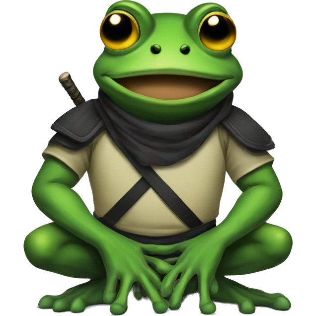 Ninja frog  emoji