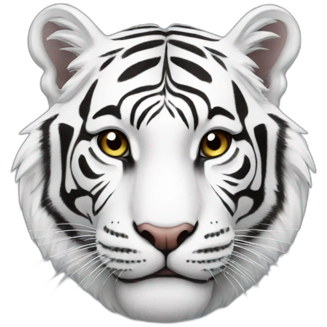white tiger emoji