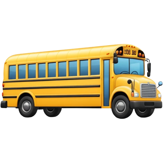 international school bus emoji