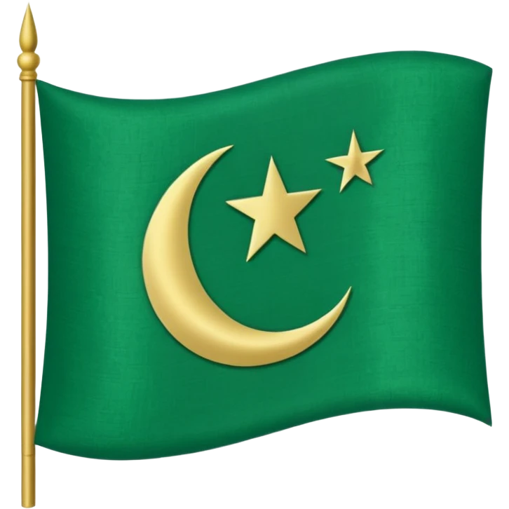 Green Ottoman flag emoji