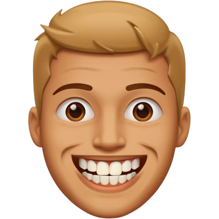 man with broken teetgh \ emoji