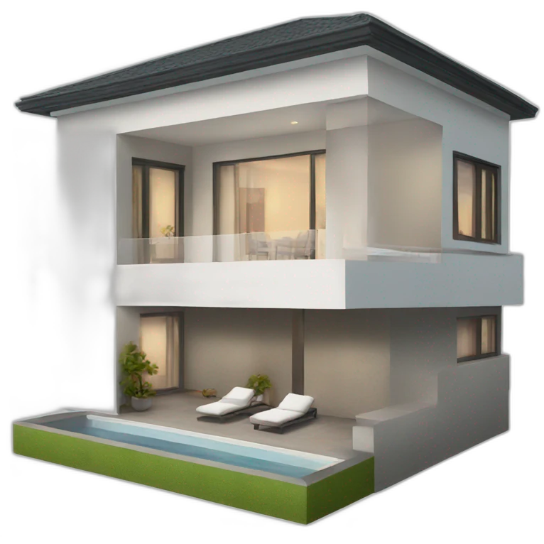 Modern villa emoji
