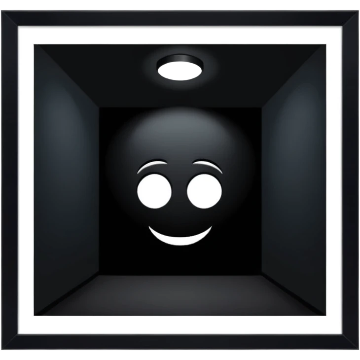 a dark room emoji