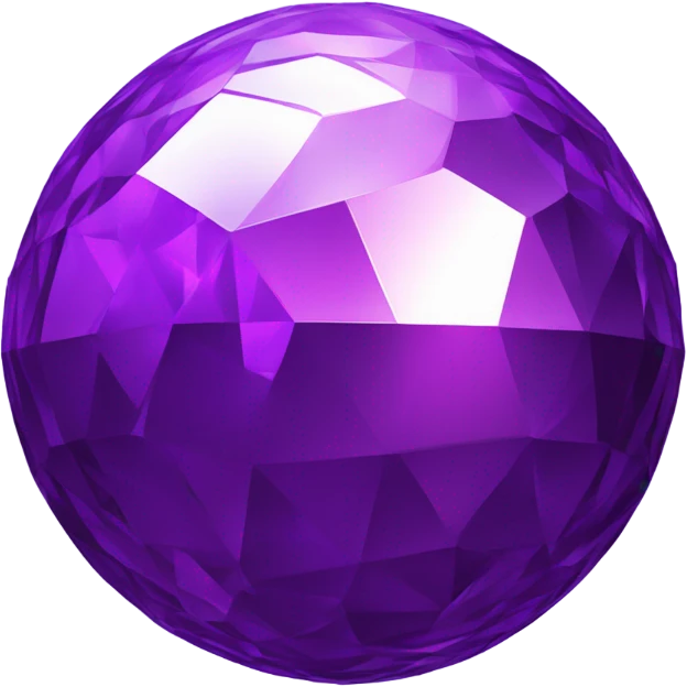 a purple disco ball  emoji