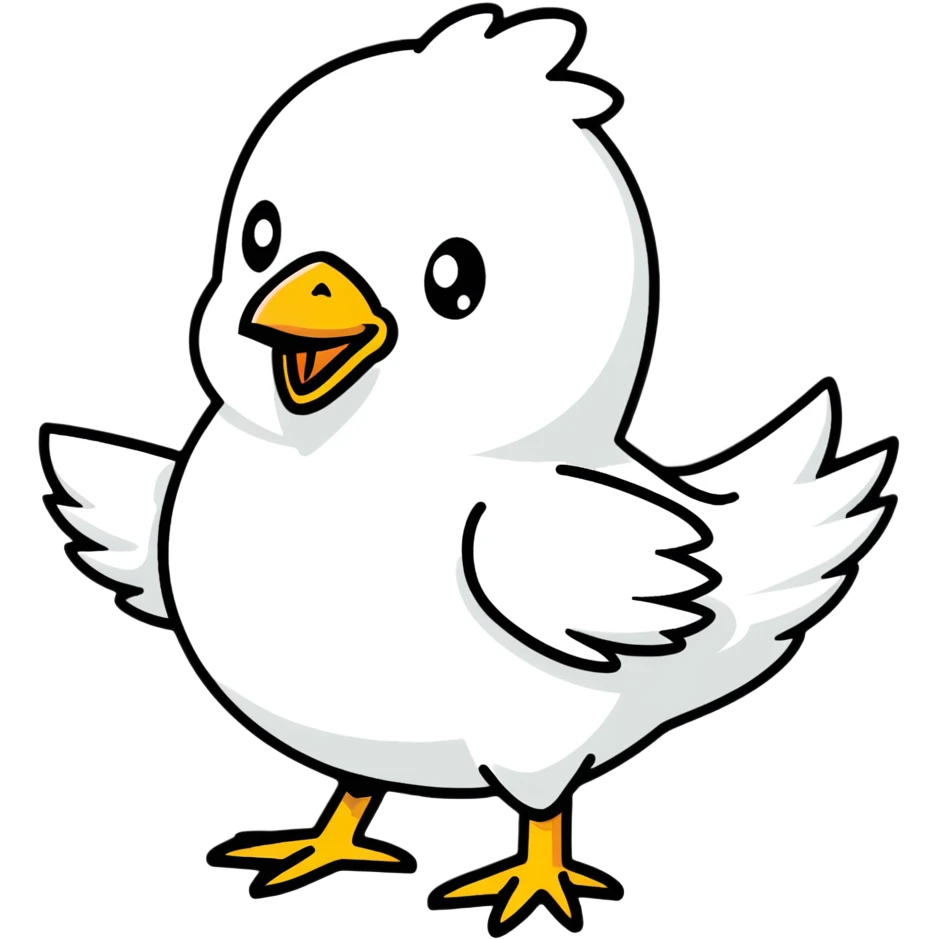 Tiny chicken  emoji