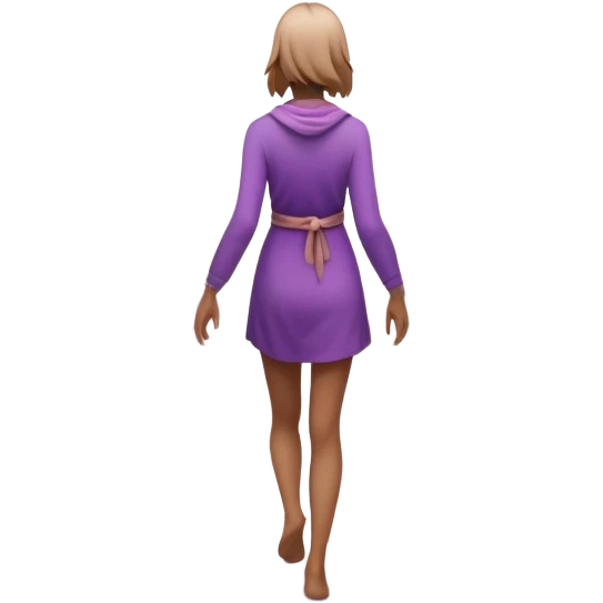A small figure walks back across a foggy bridge, holding soft pink and purple orbs in each hand—symbolizing compassion and forgiveness. A gentle heart aura trails behind them, showing healing in motion. emoji