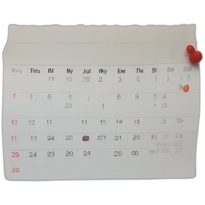 calendar emoji