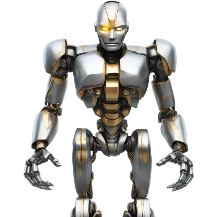 strong robot emoji