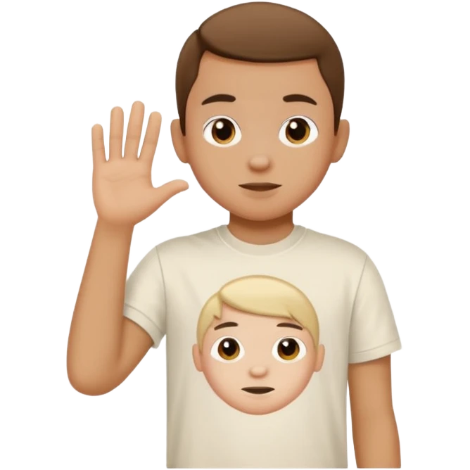 The 6 7 kid doing the 6 7 trend. emoji