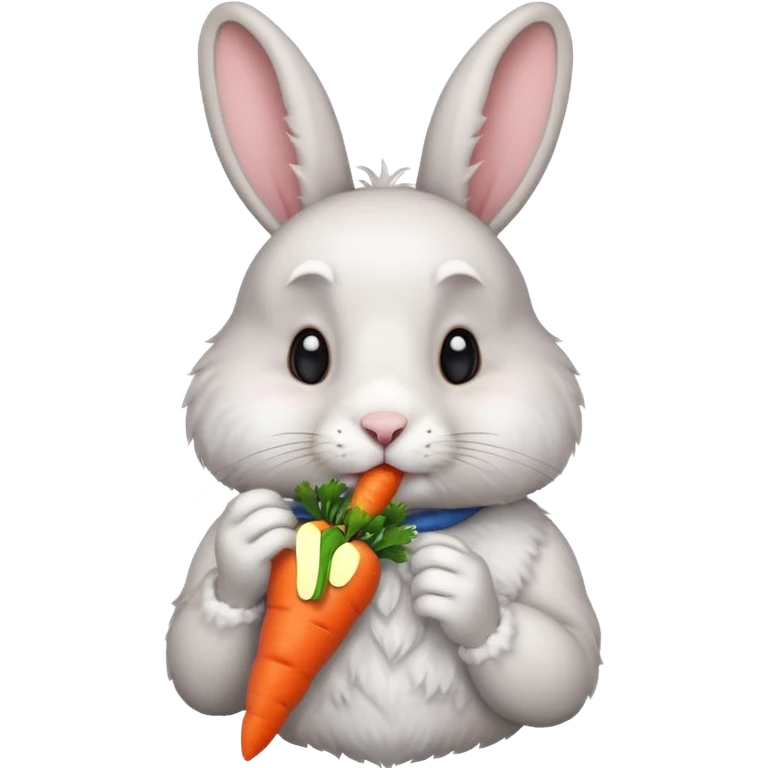 Lapin qui mange emoji