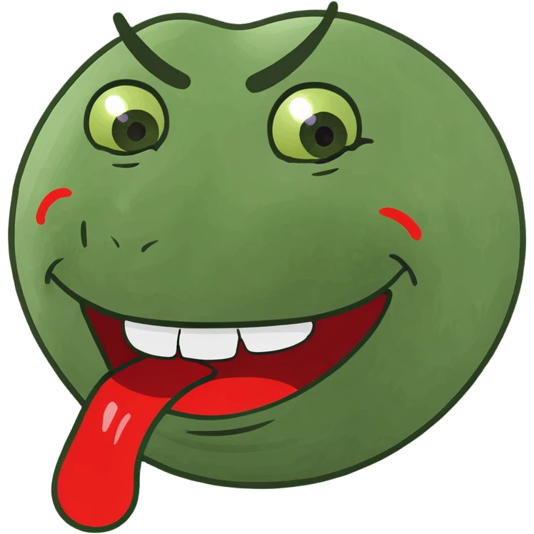 Laughing emoji with red tears emoji