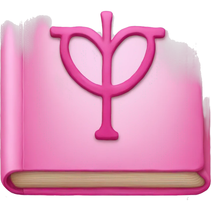 Pink bible emoji emoji