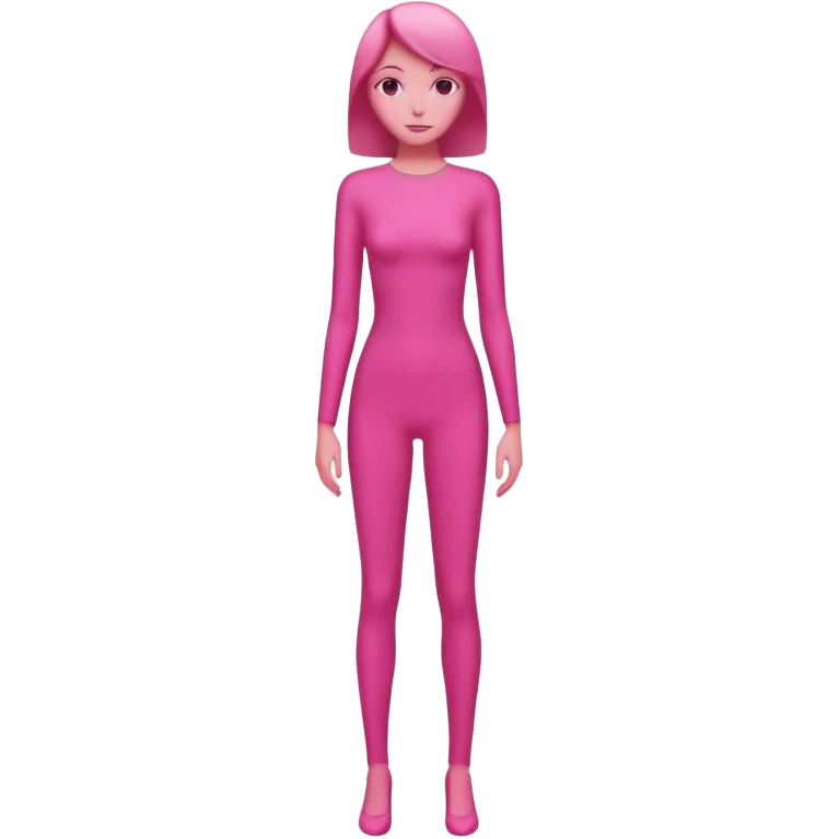 silueta de mujer rosa emoji