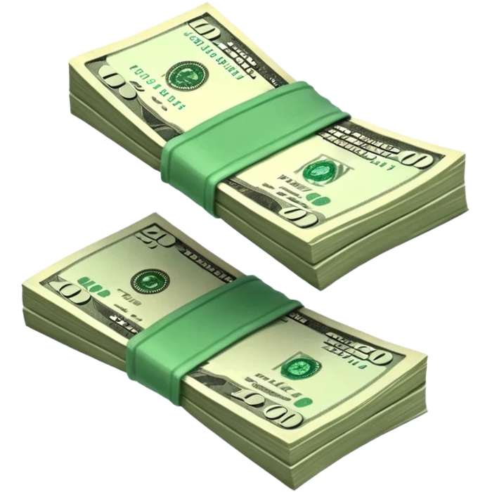 Falling value of the dollar emoji