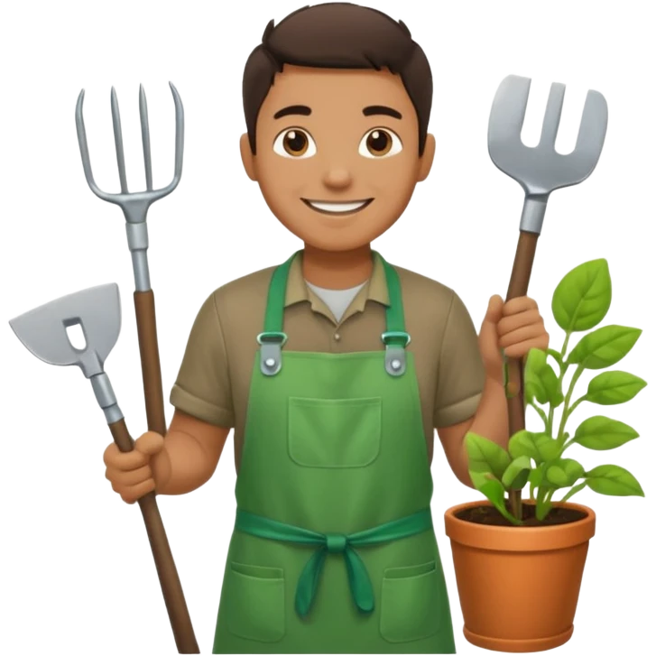 Urban Gardener man emoji