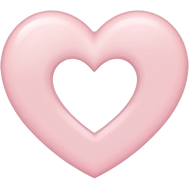 Love light pink emoji