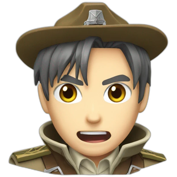 attack on titan-bataillon d'exploration emoji