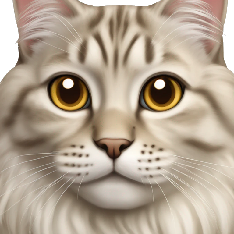 Lynx point Siberian cat  emoji