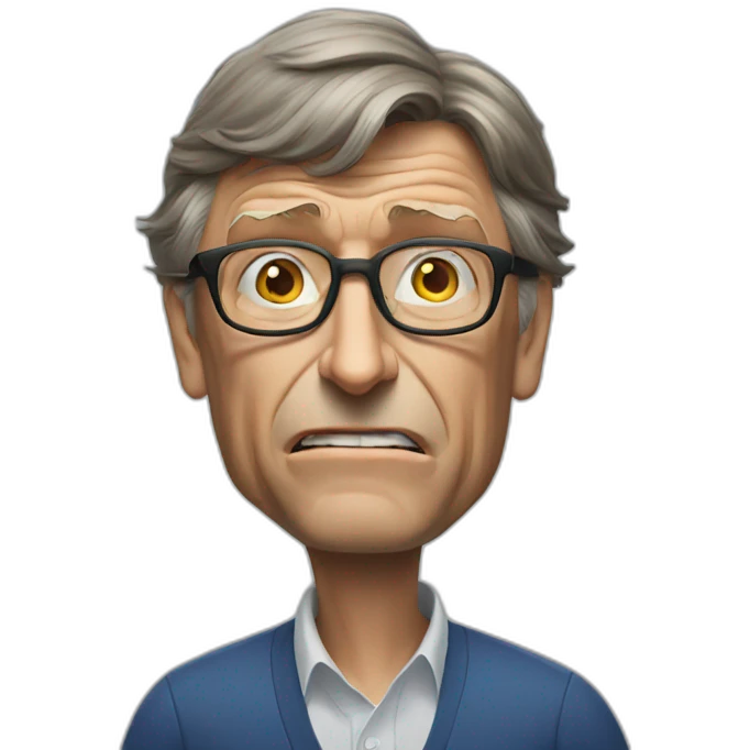 bill gates angry emoji