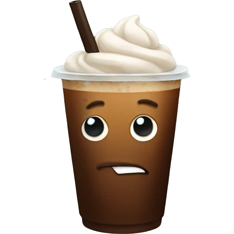Iced coffe emoji