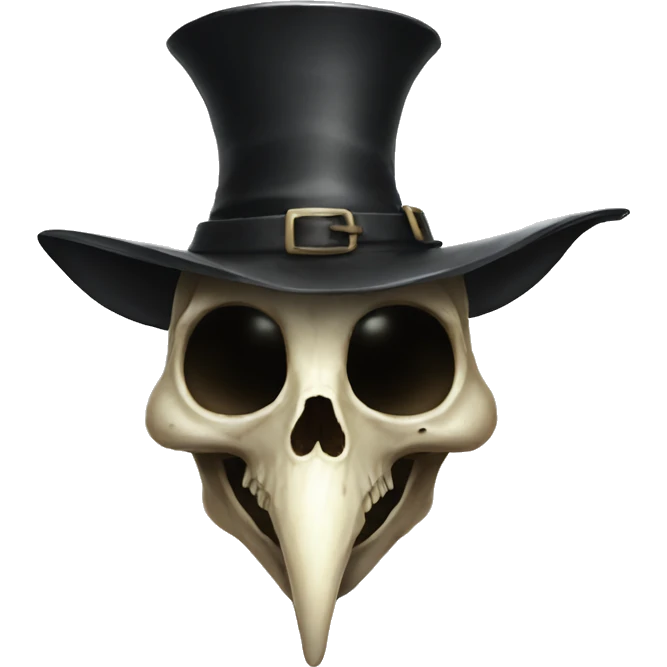 plague doctor bunny skull emoji