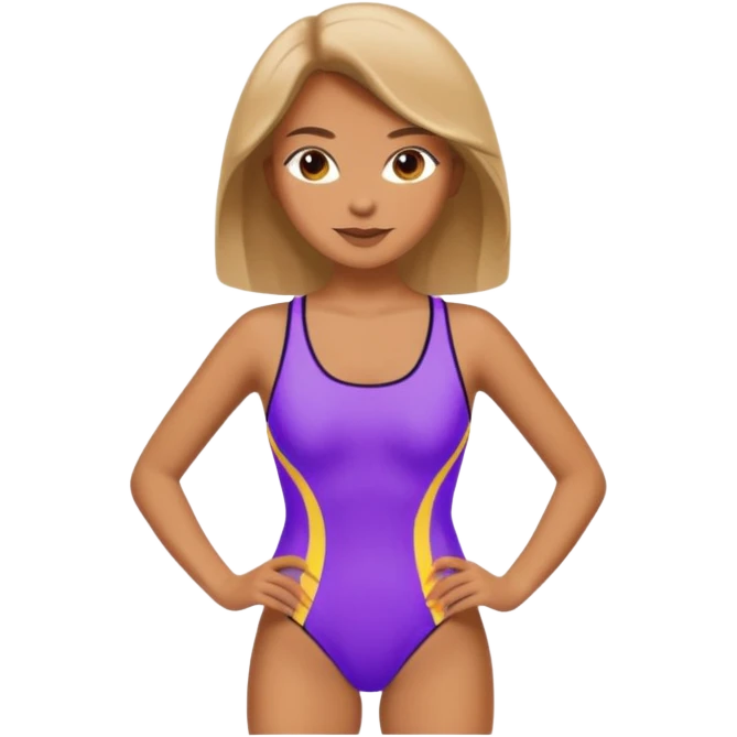 Super model in bathing suit  emoji