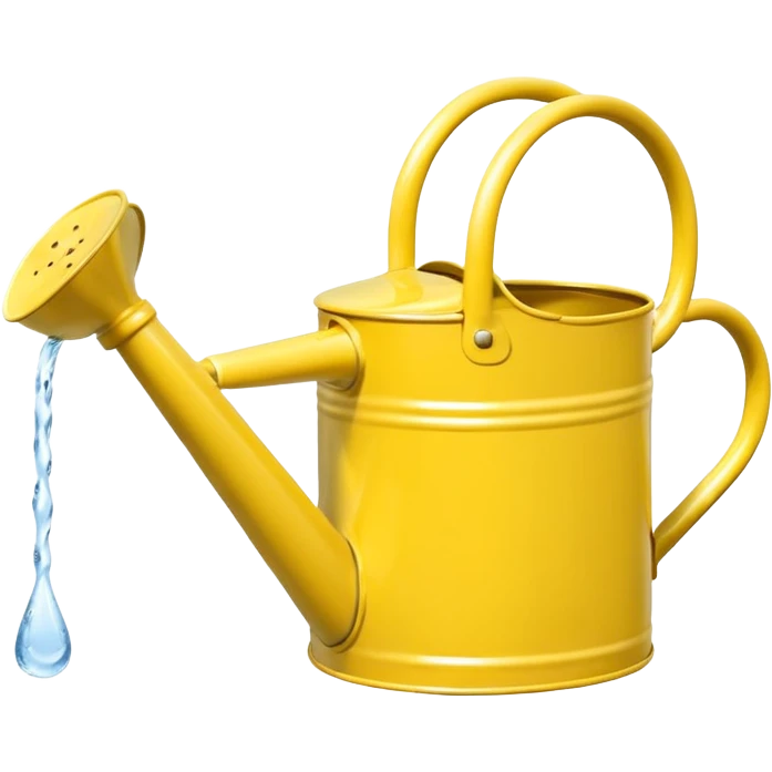 Yellow garden watering can emoji