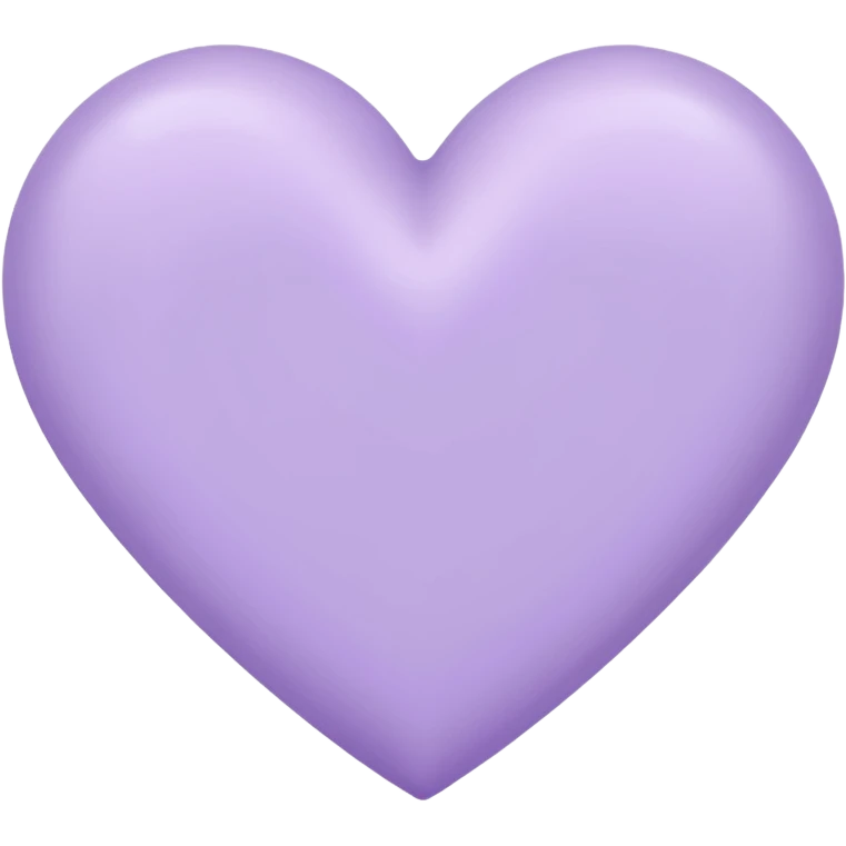 Un corazón morado pastel emoji