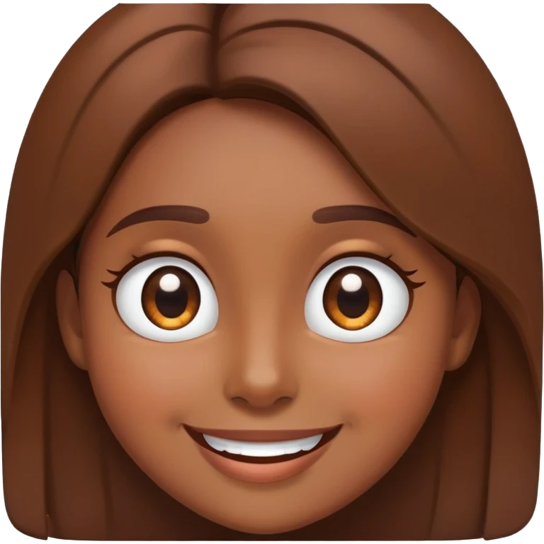 elegant portrait of brown beauty emoji emoji