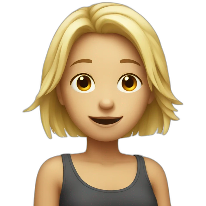 Drunk girl emoji