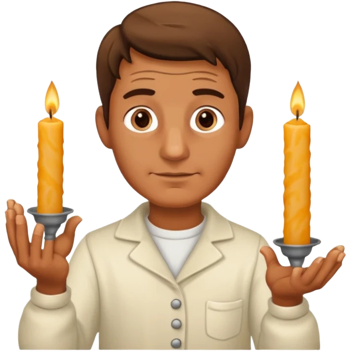 Candle Maker man  emoji