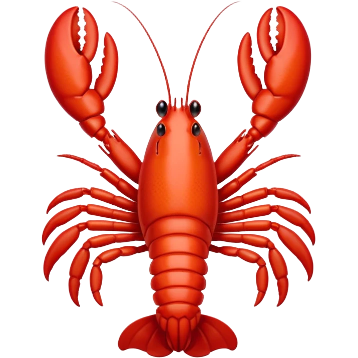 White lobster  emoji