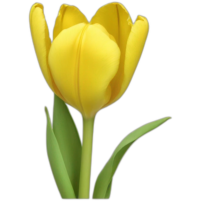 Tulipe jaune emoji
