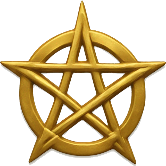 golden pentacle emoji