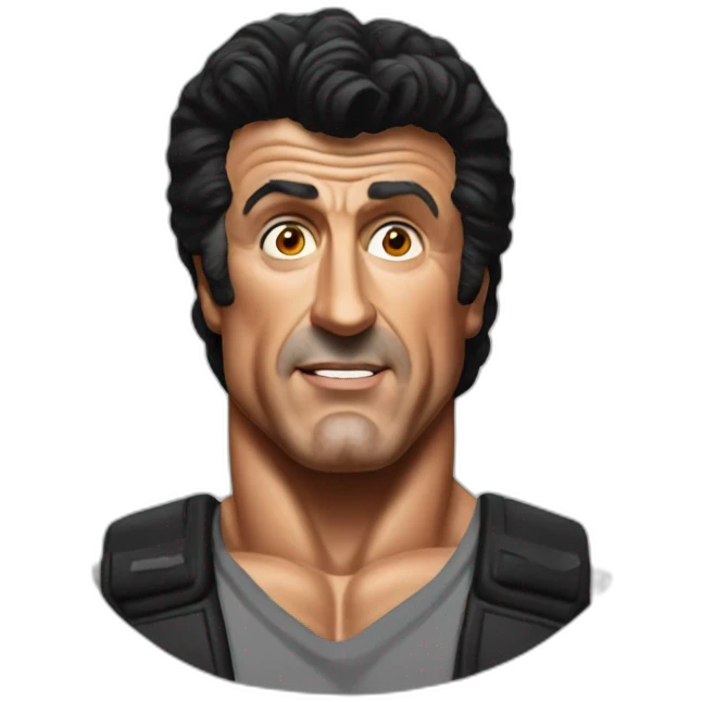 Sylvester Stallone Rocky emoji