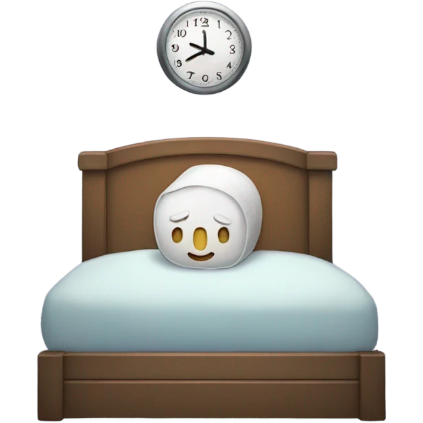 Bedtime clock  emoji
