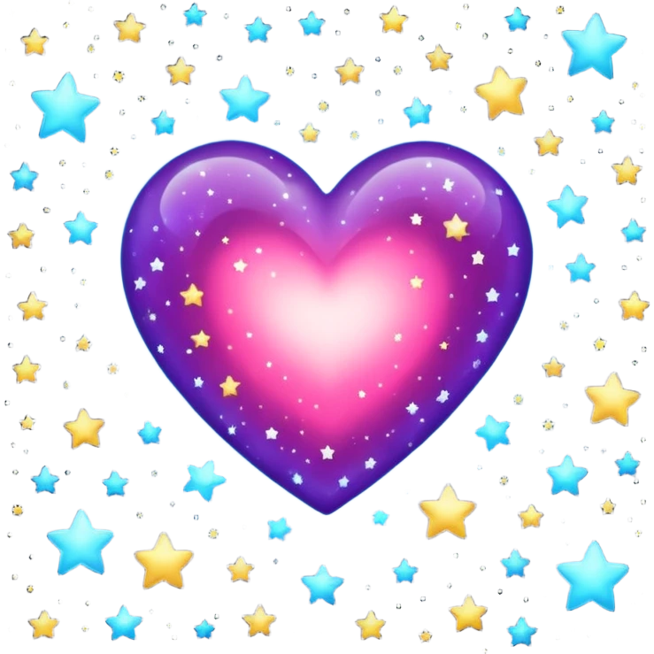 Love and stars emoji
