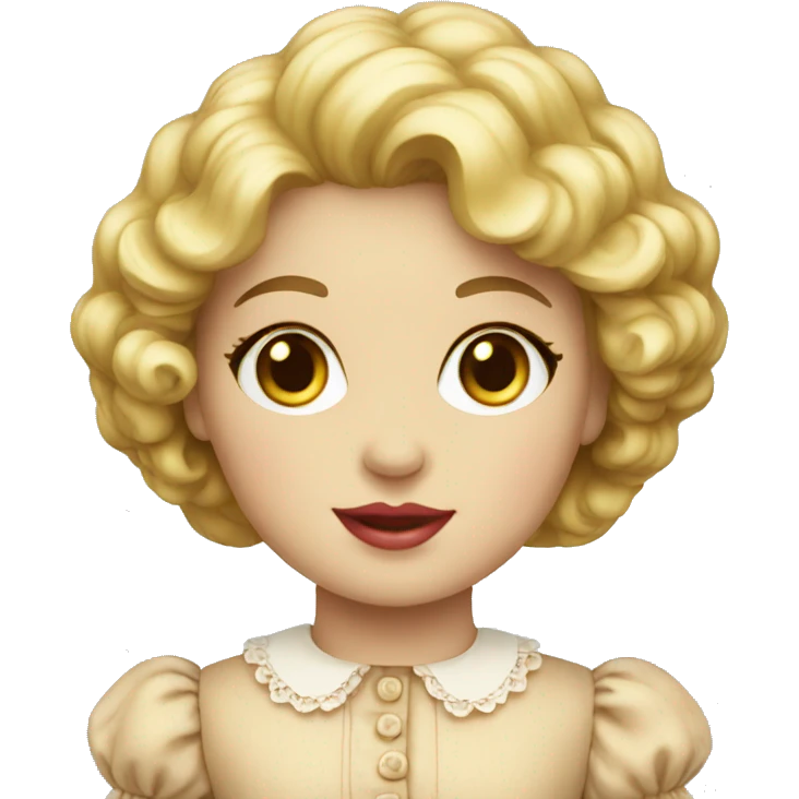 vintage doll emoji