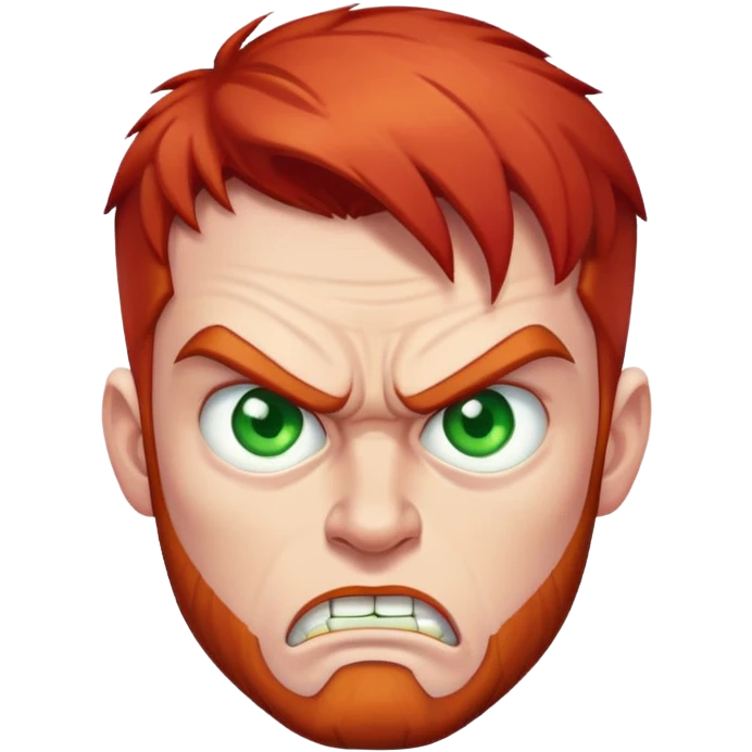 Angry Irish guy emoji