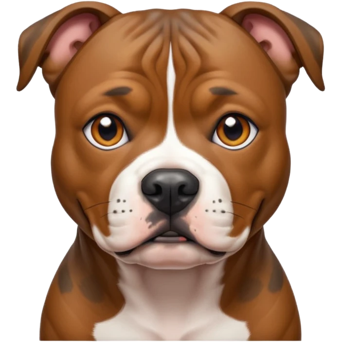 Stafforshire bull terrier emoji
