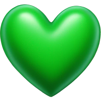 Corazón verde emoji