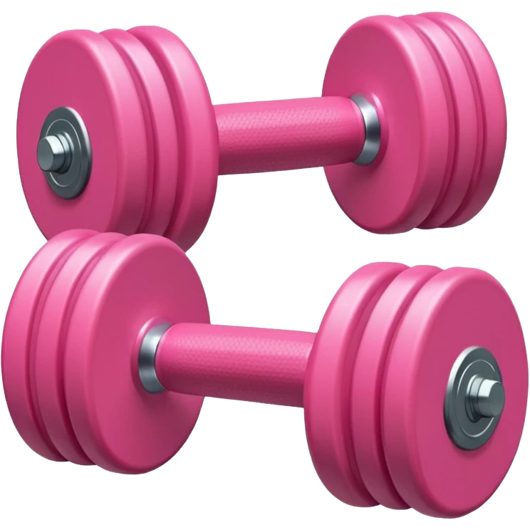 Light pink dumbbells emoji