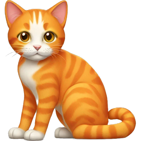 Orange cat emoji