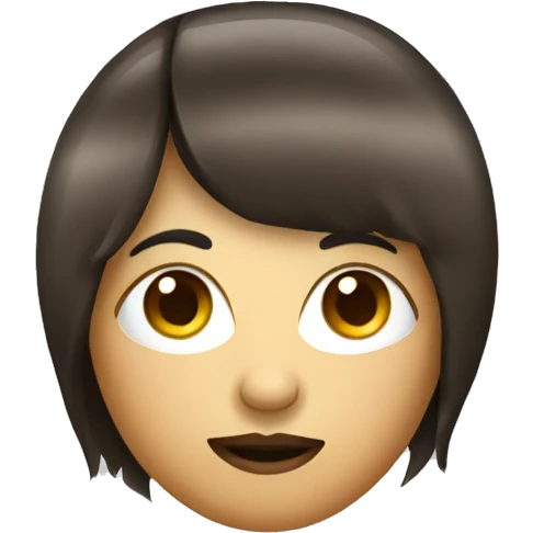 Female potato with split bangs  emoji