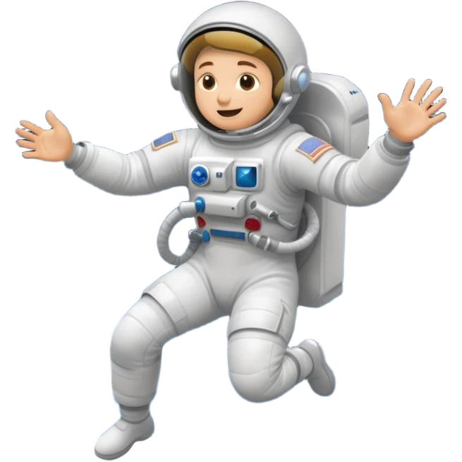 astronaut jumping emoji