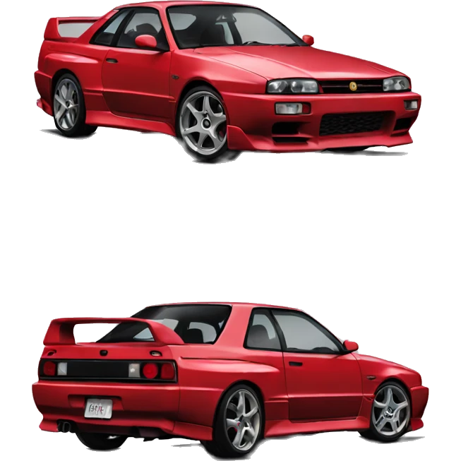 Red Skyline R32 emoji