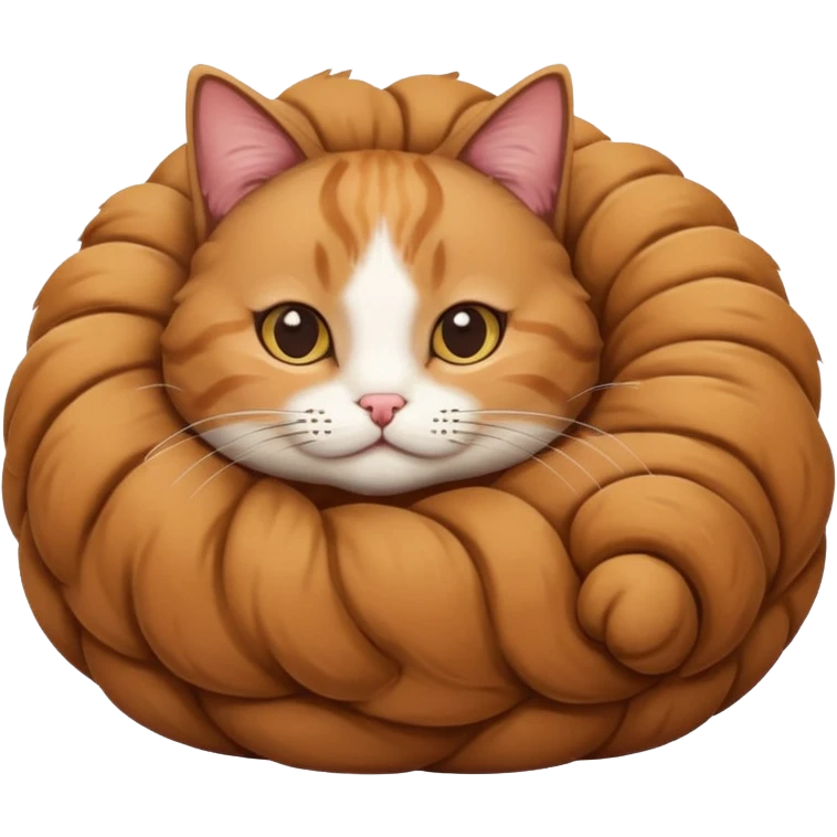 Kot jako bułka emoji