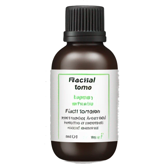 facial tonic with label emoji
