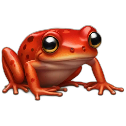   red frog emoji